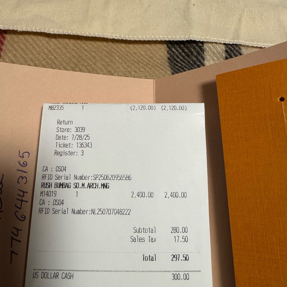 Louis Vuitton Rush bumbag- sold - Picture 13 of 13